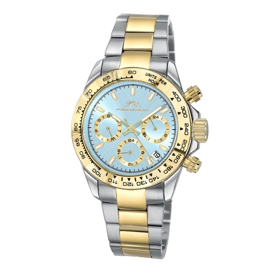 Porsamo Bleu Alexis Chronograph Quartz Blue Dial Ladies Watch 925AALS