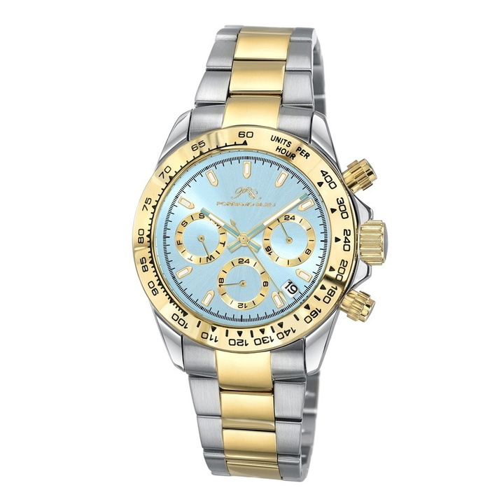 Photo: Porsamo Bleu Alexis Chronograph Quartz Blue Dial Ladies Watch 925AALS