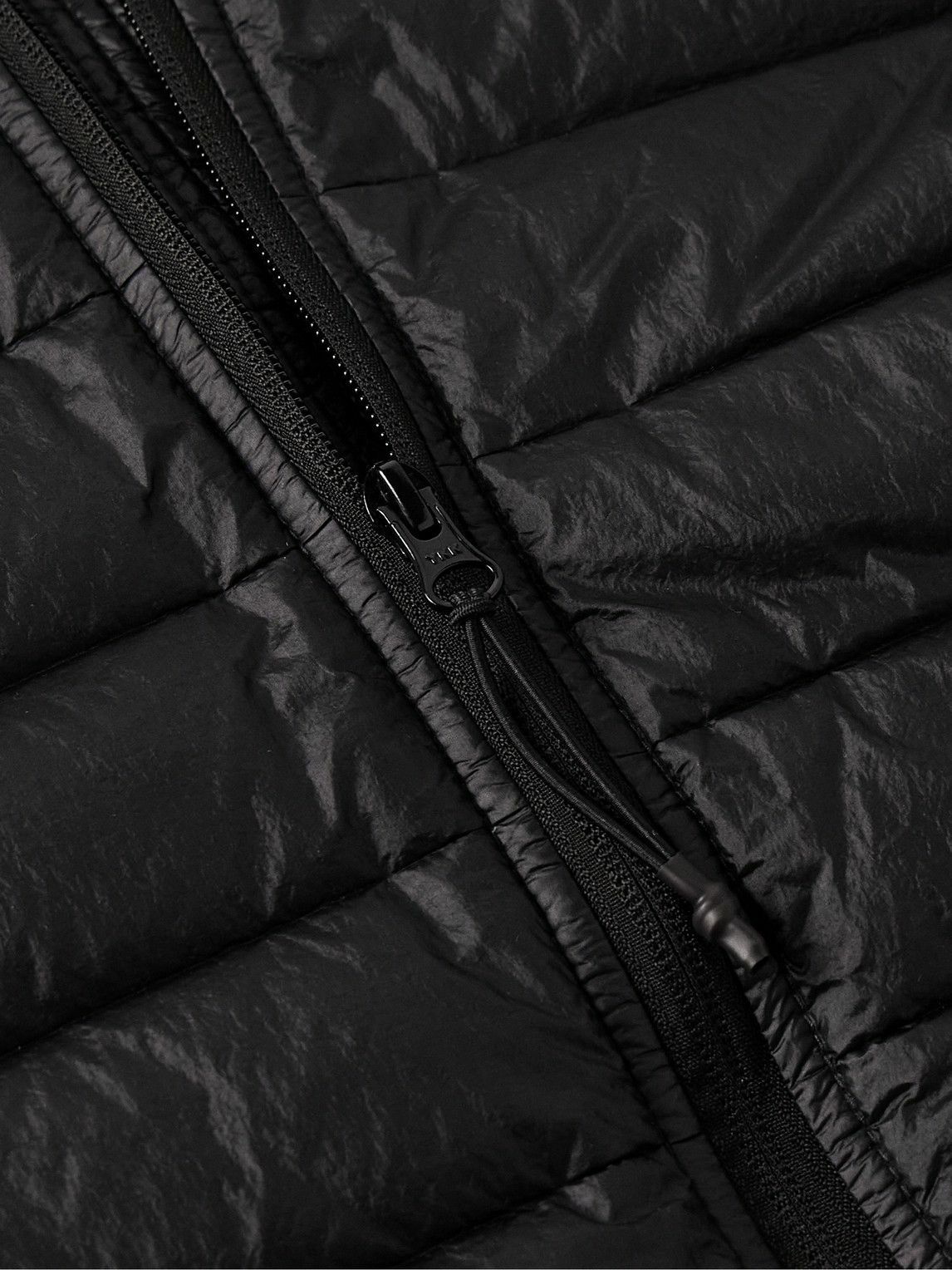 Stone Island - Garment-Dyed Logo-Appliquéd Quilted Nylon Down Jacket ...