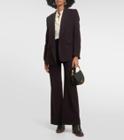 Chloé Wool and cashmere flared pants