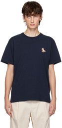 Maison Kitsuné Navy Chillax Fox T-Shirt