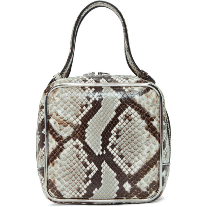 Alexander Wang Grey Snake Halo Bag