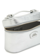 Marc Jacobs The Everyday Vanity Metallic Leather Cross-body bag - Silver - One Size