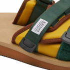 Suicoke Men's MOTO-Cab in Yellow/Brown