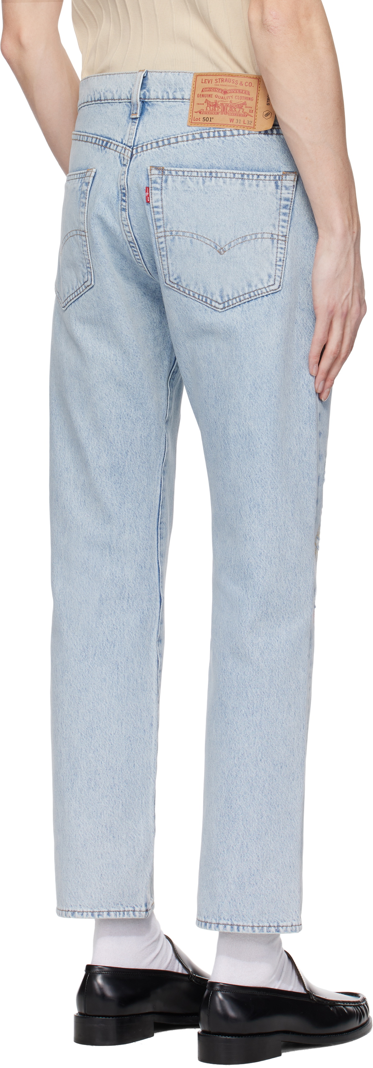 Levi's Blue Skateboarding 501 Original Fit Jeans