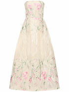 ELIE SAAB - Tulle Embroidered Midi Dress