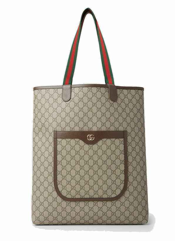 Photo: Gucci - Ophidia GG Small Tote Bag in Beige