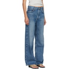 AGOLDE Blue Low Slung Baggy Jeans