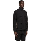 The Viridi-anne Black Garment-Dyed Field Jacket