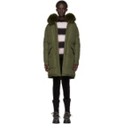 Mr and Mrs Italy Green Down Soft Touch Jacket