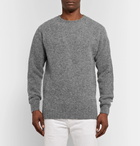 Officine Generale - Mélange Shetland Wool Sweater - Men - Gray