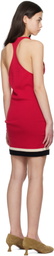 Bode Red Port Minidress