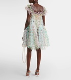 Susan Fang Floral off-shoulder midi dress
