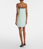 Valentino Crepe Couture embellished minidress