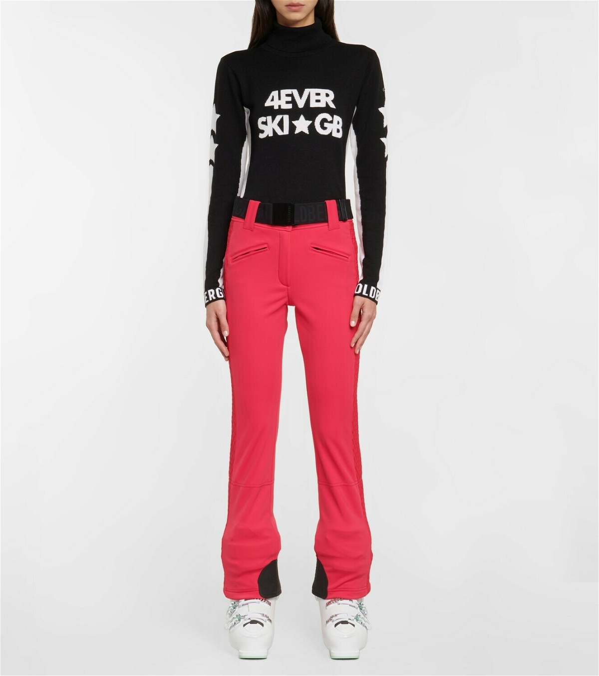 High End ski pants in pink - Goldbergh