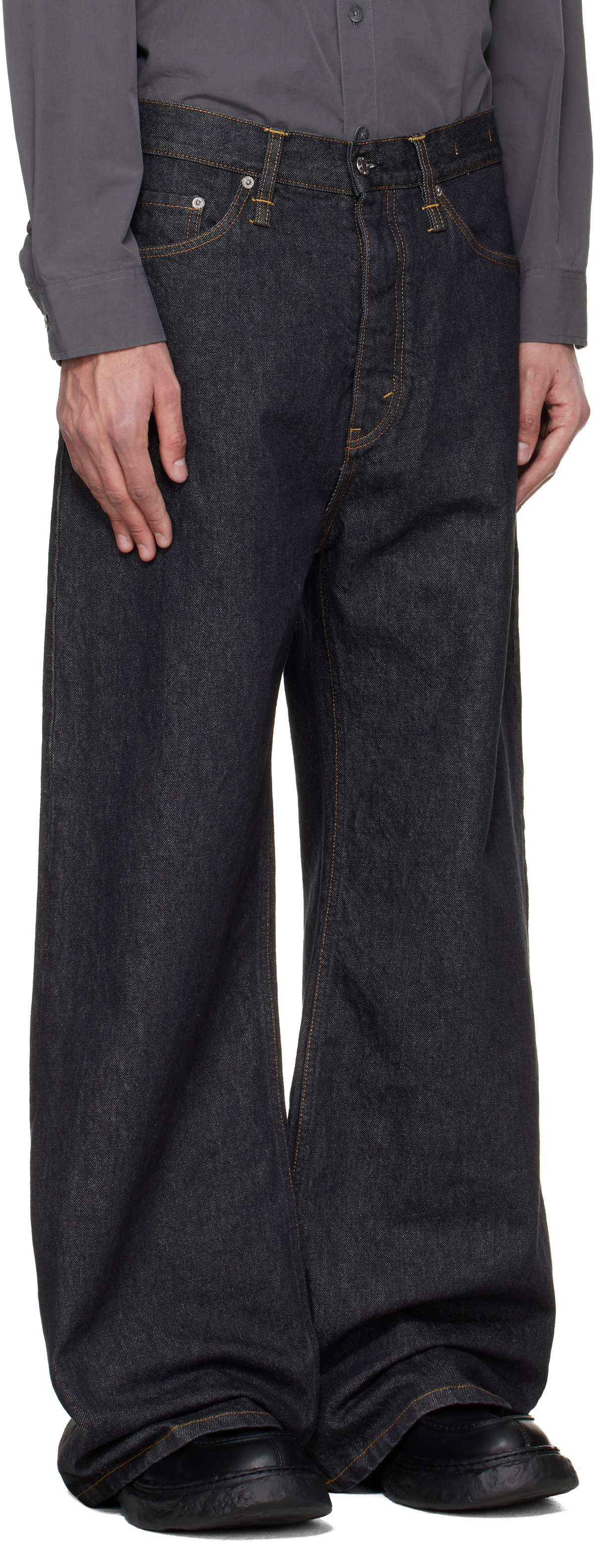 HOPE Black Skid Jeans