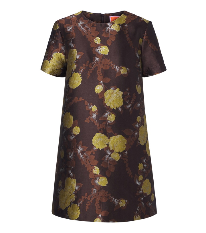 Photo: La DoubleJ Devon floral jacquard minidress