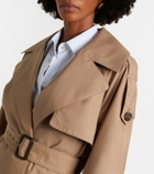 Max Mara Clara cotton-blend gabardine trench coat