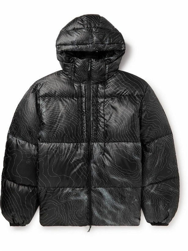 Photo: ROA - Quilted Ripstop Hooded Down Jacket - Black