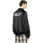 Billy Black Logo Team Bomber Jacket