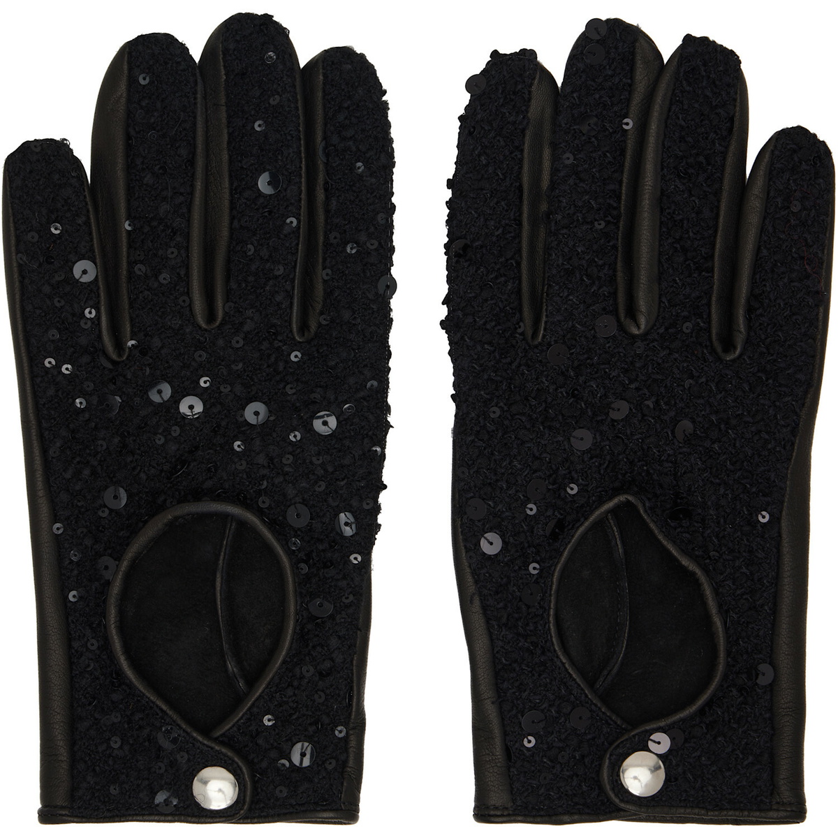 Ernest W. Baker Black Driving Gloves