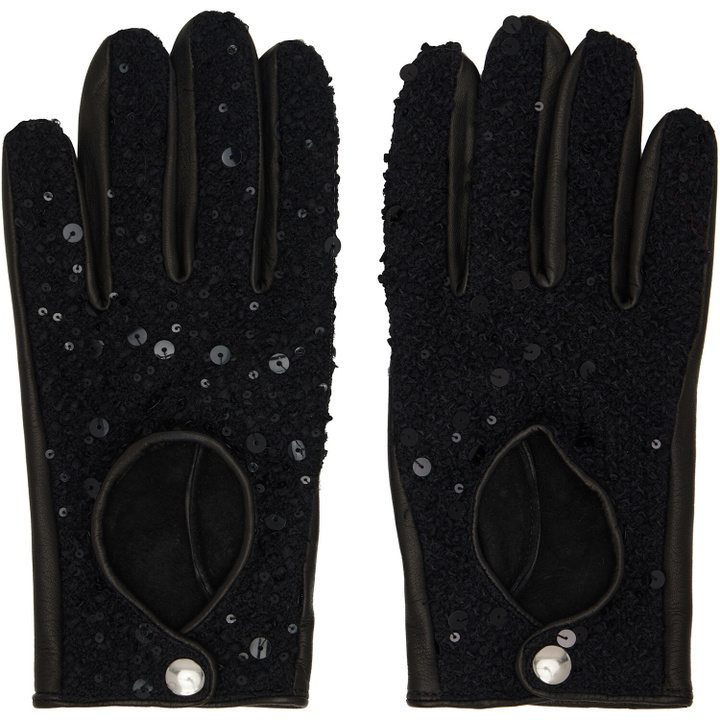 Photo: Ernest W. Baker Black Driving Gloves