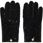 Ernest W. Baker Black Driving Gloves