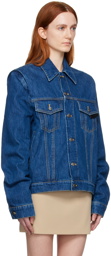 Bianca Saunders Blue Lexxus 23 Denim Jacket