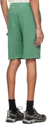 C.P. Company Green Flap Pocket Shorts