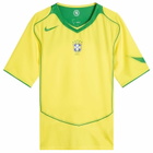 Nike Brazil Reissue Short Sleeve Jersey in Yellow/Green