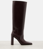 Alaïa 90 leather knee-high boots