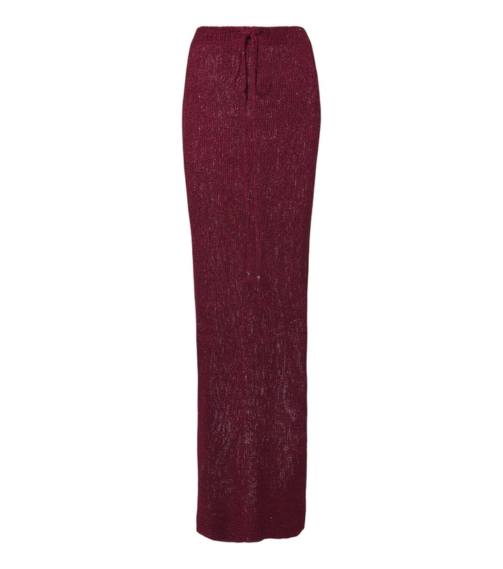 Photo: Bananhot Alma sequined knitted maxi skirt