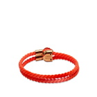 Versace Men's Medusa Head Bracelet in Orange