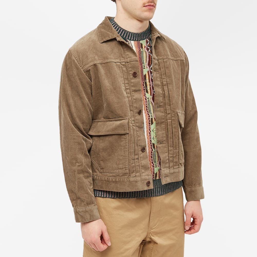 Pilgrim Surf + Supply Men's Wren Cord Jacket in Charcoal Pilgrim