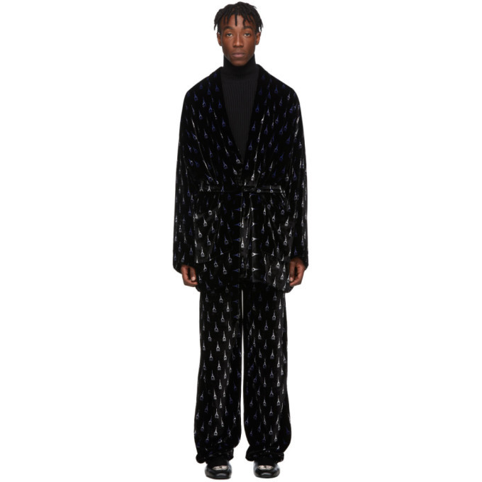 Photo: Balenciaga Black Pyjama Jacket