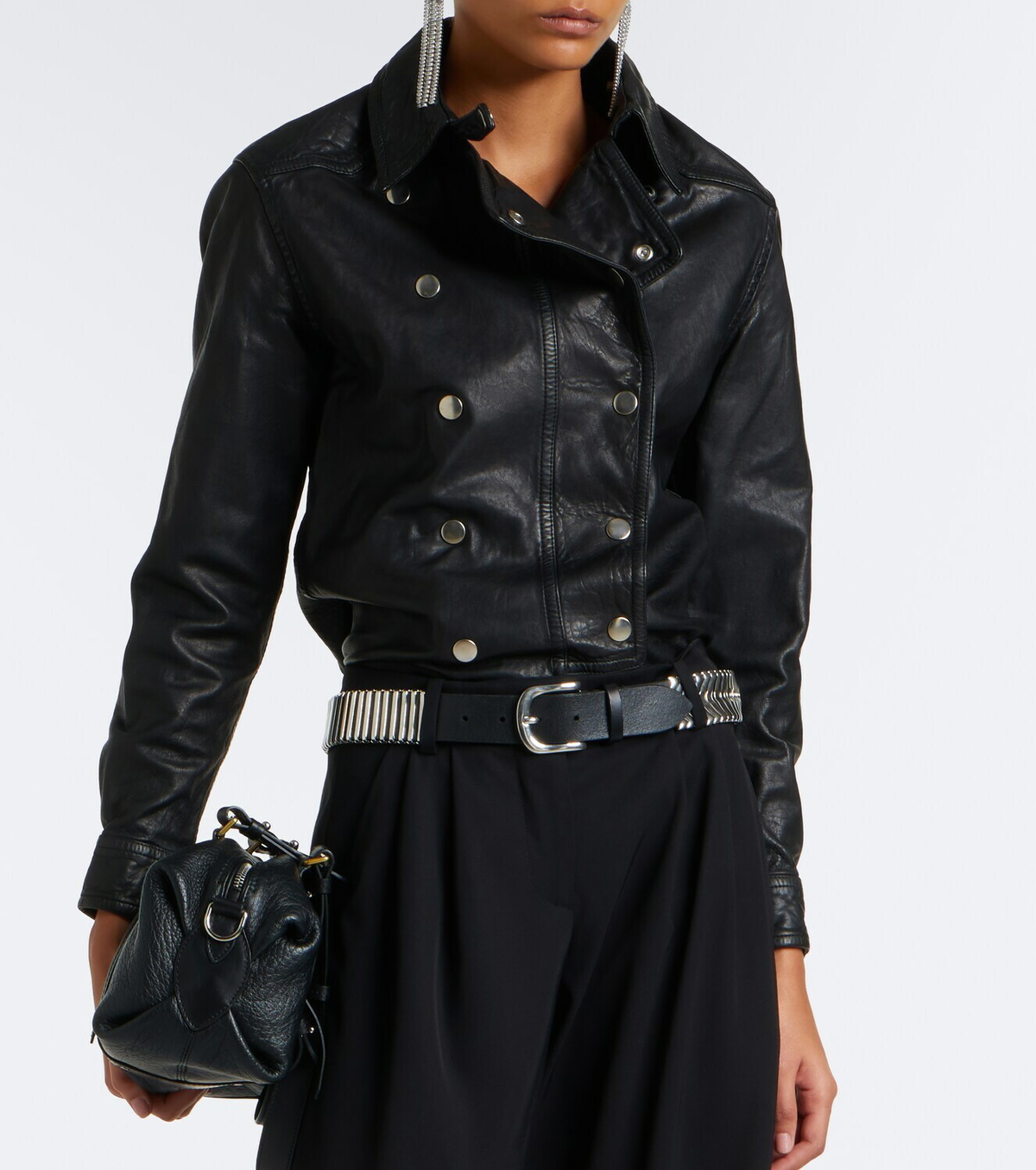 Isabel Marant Valdy leather shirt