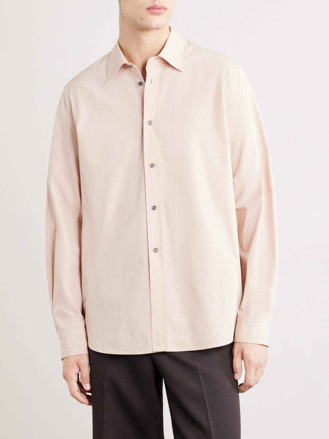Jil Sander - Cotton-Poplin Shirt - Pink