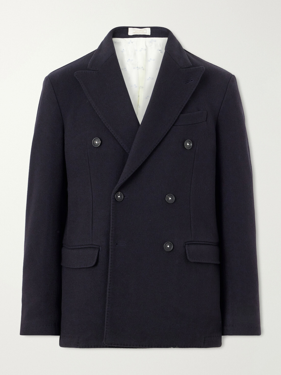 Massimo Alba - Brando Cashmere Coat - Blue