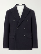 Massimo Alba - Brando Cashmere Coat - Blue