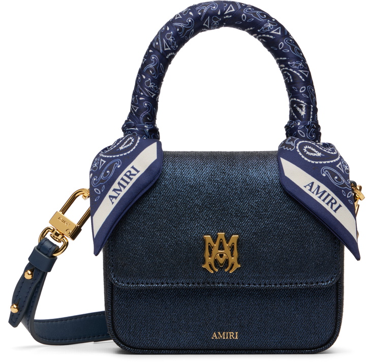 Photo: AMIRI Navy 'MA' Denim Micro Bag