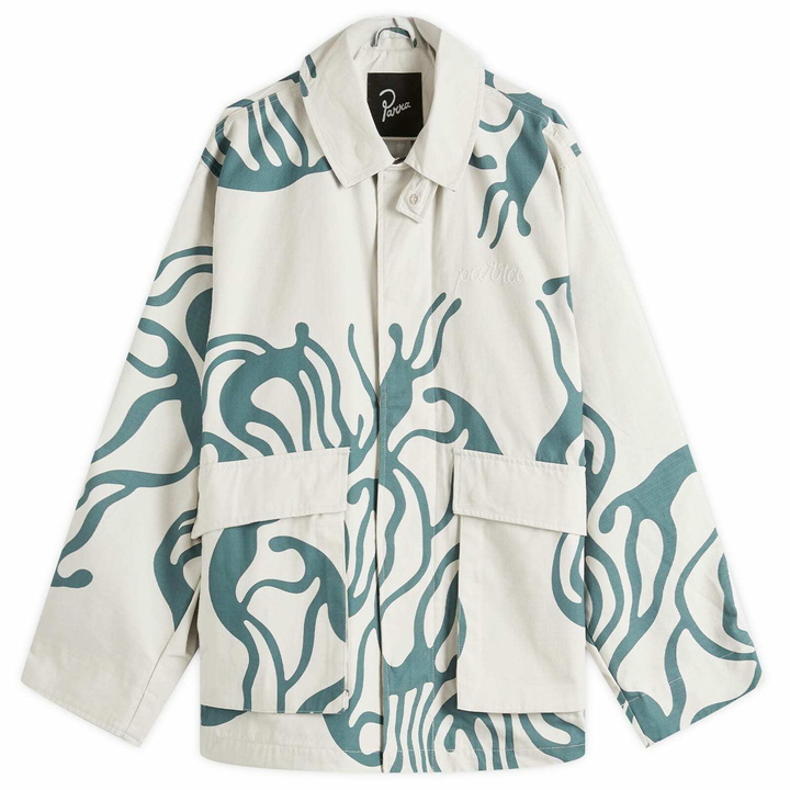 Photo: By Parra Men's Half Blob Hunting Jacket in Grey