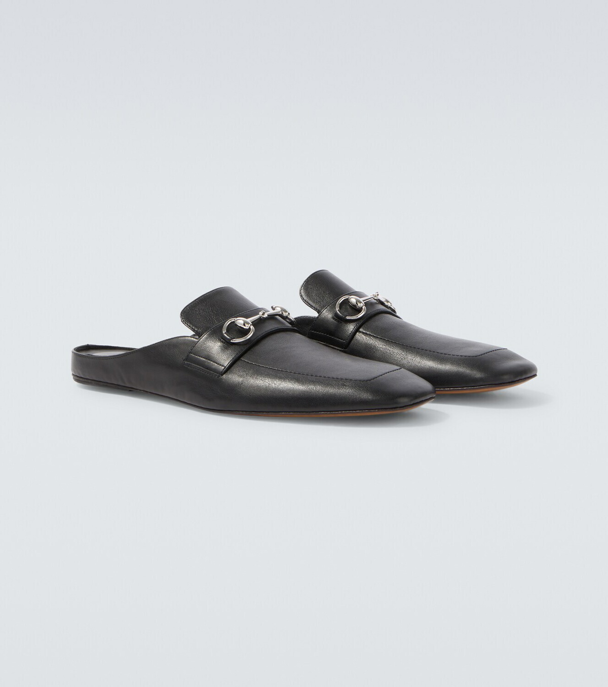 Gucci Ragazzo leather mules