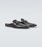 Gucci Ragazzo leather mules