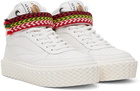 Lanvin White Curbies Sneakers