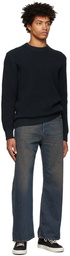 Theory Navy Gary Crew Cashton Sweater