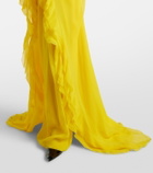 Givenchy Belted silk gown