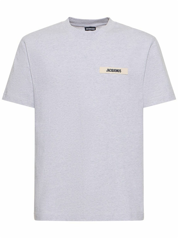 Photo: JACQUEMUS - Le T-shirt Gros Grain Cotton T-shirt
