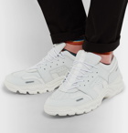 AMI - Lucky 9 Nubuck and Full-Grain Leather Sneakers - Men - White