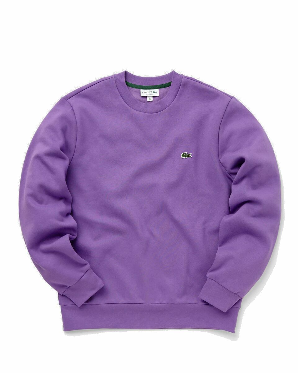 Photo: Lacoste Sweatshirts Purple - Mens - Sweatshirts