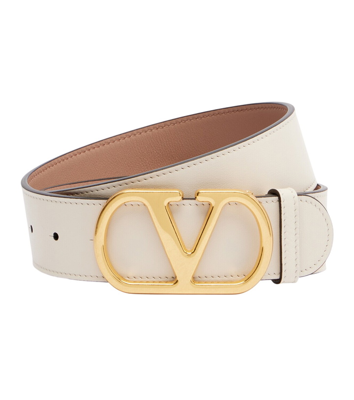 Photo: Valentino Garavani VLogo reversible leather belt